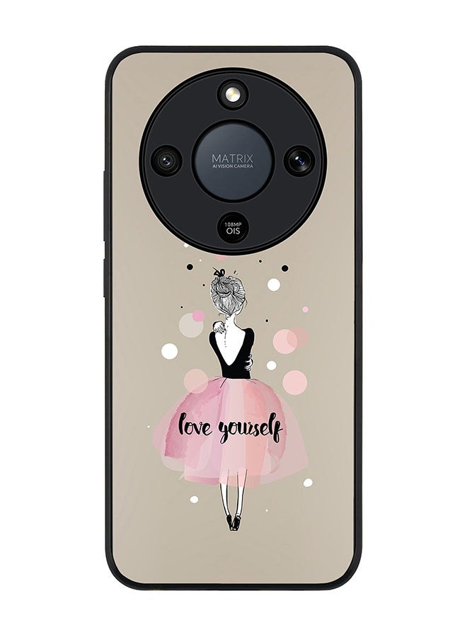 Stylizedd غطاء لهاتف Honor X9d / Magic8 Lite / X70، حماية كاميرا نحيفة، غطاء هاتف مضاد للصدمات - أحب نفسك - Image 1